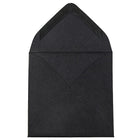 JAM Paper 3.125 x 3.125 Mini Square Envelopes, Black Linen Recycled, 100 Pack (v01200g)-Size: 3 1/8" x 3 1/8"
