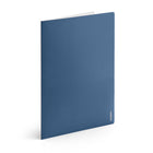Poppin 2-Pocket Poly Folder - Slate Blue/Light Gray-Poly Folders with Pockets are smooth to the touch and easy on the eyes