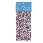 MillBrook Studio Printed Tissue, Pink Leopard Pattern, 12 Pack (93021)-Tissue Paper