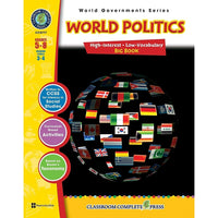 eBook: World Politics Big Book - (PDF version - 1-User Download) - ISBN 978-1-55319-412-5 - Grade 5 - 8-You will receive two emails: one confirming your entire order, and one with a "Download Software" buttonYou can download immediately or return to your email to download later