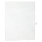 Mark Maker Legal Exhibit Index Tab White Single Tabs, 1/15th Cut, Letter Size, No Holes, Letter I, 25 Pack-White Single Tabs, 1/15th Cut