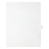 Mark Maker Legal Exhibit Index Tab White Single Tabs, 1/15th Cut, Letter Size, No Holes, Letter I, 25 Pack-White Single Tabs, 1/15th Cut