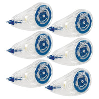 Staples Correction Tape - 6 Pack-Can be written on immediately