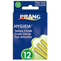 Dixon Prang Hygieia Dustless Board Chalk, Yellow, 432 Pack-Free of foreign materials that work their way into the board surface causing scratching, streaking and pitting.