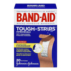 BAND-AID Brand TOUGH-STRIPS Waterproof Bandages, One Size, 20 Pack-20 bandages per box - all one size