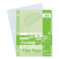 Pacon College Ruled Ecology Filler Paper, 11" x 8 1/2", 900 Pack (PAC3202)-Size: 11"(H) x 8 1/2"(W)