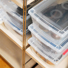 KIS Omni Storage Box - Clear - 6.5 qt.-Boxes are stackable and modular allowing you to make the most of your storage space.
