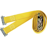 Kinedyne Logistic Straps, Ratchet, 2" W x 16' L, 1000 Lbs. (454 Kg) Wll - 5 Pack-Length: 16'