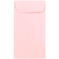 JAM Paper #7 Coin Envelopes, 3.5" x 6.5", Baby Pink, 1000 Pack (1526773b)-Coin size envelopes