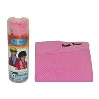 TechNiche Kewltowel Evaporative Cooling Towel, Pink, 2 Pack-Provides 5-10 hours of cooling relief per soak