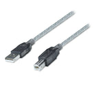 BlueDiamond Hi-Speed USB 2.0 Cable, AB MM - 36ft, (3808)-Built-in repeater helps maintain Hi-Speed USB 20 signal quality, electrical and timing specifications