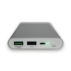 MFLASH 6000mAh Qualcomm Quick Charge 3.0 Power Bank with Aluminum Case, Silver (MFPWQ0601ALSLVR)-Charge any device fast with Qualcom 3.0 Quick Charge