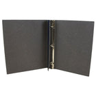 JAM Paper Italian Leather 3 Ring Binder, 3/4", Navy Blue (369231774)-Quantity: Sold individually