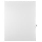 Mark Maker Legal Tabs - Letter Size - White - 1/15th cut - 25 tabs per package - 5 packages Pack - Number 100-White Single Tabs