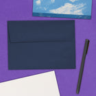 JAM Paper A7 Invitation Envelopes, 5.25 x 7.25, Navy Blue, 1000 Pack (LEBA717B)-Opening: Booklet