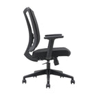 Brassex Dexter Aiden Desk Chair - Black-Adjustable lumbar support
