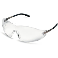 Crews, Blackjack Safety Glasses, Clear Lens, Anti-Scratch Coating, Csa Z94.3/Ansi Z87+ - 12 Pack-Lens Coating Anti-Scratch