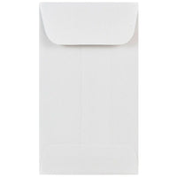 JAM Paper #3 Coin Envelopes, 2.5 x 4.25, White, 200 Pack (1623183g)-White