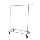 Futech CGR48 Garment Rack with Casters-The Futech CGR48 Garment Rack with Casters features a collapsible design to improve storage and space capacity. The garment rack is also adjustable with its height and width.


