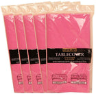 JAM Paper Paper Table Covers, Fuchsia Pink Table Cloths, 5 Pack-Fuchsia