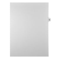 Mark Maker Legal Tabs - Letter Size - White - 1/15th cut - 25 tabs per package - 5 packages Pack - Number 140-White Single Tabs