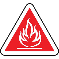 CSA Pictogram Safety Signs, Flammable, SEA417-Material - Adhesive Vinyl