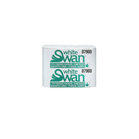 White Swan 1Ply 1/8-Fold Dinner Napkin - White - 3000 Pack-White