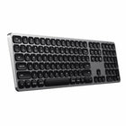 Satechi Bluetooth Wireless Keyboard for Mac - Space Gray-1.38" H x 17.91" W x 6.57" D
