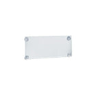 Azar Displays 8.5" x 14" Acrylic Sign Holder with Suction Cups, Clear, 2 Pack (106607)-Acrylic