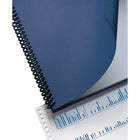 GBC Designer Premium Plus Presentation, Back Covers, Solid Navy, 25/Pack-Durable plastic is spill and tear proof