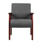 TygerClaw Mid Back Fabric Guest Chair (TYFC2320)-Built in lumbar support to maintain proper sitting posture