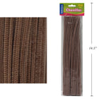 Selectum Pipe Cleaners - 12" - Brown - 100 Pack-Brown