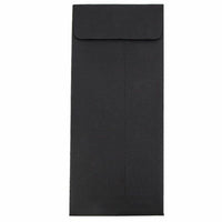 JAM Paper #14 Policy Business Envelopes - 5" x 11.5" - Black Linen - 25 Pack-Colour: Black Linen