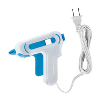 Westcott High Temperature Mini Hot Glue Gun-Exclusive safety and performance tip changes from blue when cool to red indicating the glue gun is hot and ready to use