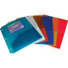 Staples 2-Pocket Poly Folder-Fits into a standard 3-ring binder