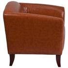 Flash Furniture HERCULES Imperial Series Cognac Leather Chair-Sloping Arms