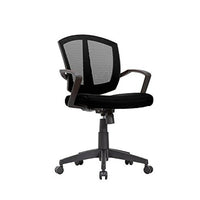 Nicer Furniture Black Mesh Black Frame Diamond Task Office Chair-Durable black molded plastic frame offers long-lasting support.  