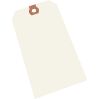 Crownhill Plain White Tags, #1 Size, 2-3/4" x 1-3/8", 1000 Pack-These tags have a variety of purposes and can be used for shipping, retail storefront and marking items.