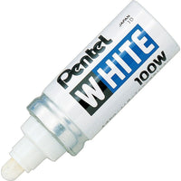 Pentel White Permanent Marker - Bullet Tip-Multi-purpose