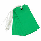Jam Paper Gift Tags with String - Medium - 4 3/4" x 2 3//8" - Green - 1000 Pack-Size: 4 3/4 x 2 3/8 inches