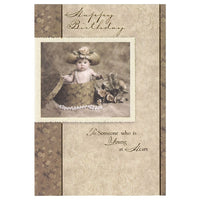 Rosedale 5-1/2" x 8" Cute Happy Birthday Greeting Cards And Envelopes, 12 Pack (15612)-Printed on premium uncoated card stock