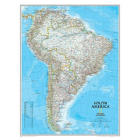 National Geographic Maps South America Wall Map (NGMRE00620150)-Social studies
