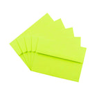 JAM Paper A6 Invitation Envelopes, 4.75 x 6.5, Brite Hue Ultra Lime Green, 1000 Pack (52610B)-Closure: Gum