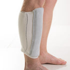Impacto 810-10 Thigh Pad 13" x 5"-Made with knit fabric, suede cover and layered padding, color white and grey
