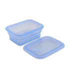 Minimal Silicone Food Storage Container - Blue - 660ml - Set of 2-Freezer, dishwasher, microwave and oven safe