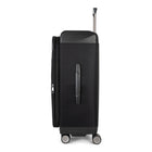 Bugatti Nashville 25.25" Hybrid Hardside/Softside Spinner Check-in Luggage - Black-Telescopic trolley handle