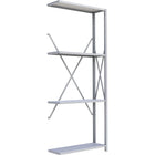 Metalware RK310 Boltless Shelving Unit, 4-Shelves, 36" x 18" x 88", Light Grey-Adjustable shelving system that provides high strength, yet economical storage capacity for your needs