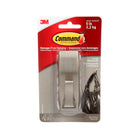 Command Modern Reflections Hook MR03-BN-C, Large Brushed Nickel-Holds strongly, removes cleanly, Easy to apply, Easy to remove, and Works on a variety of surfaces