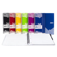 Louis Garneau Spiral Notebook, 240 Pages-Plastic cover