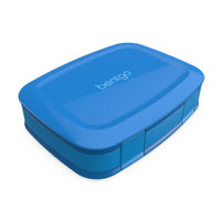 Bentgo Fresh Lunch Box - Blue-Dishwasher Safe Tray: Simply pop out the removable compartment tray for quick and easy clean up in the dishwasher. Hand washing is recommended for the outer shell.